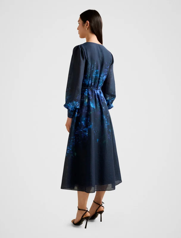 فورايفر نيو KAHLANI Printed Midi Dress